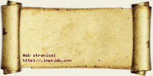 Angelina Đoković vizit kartica